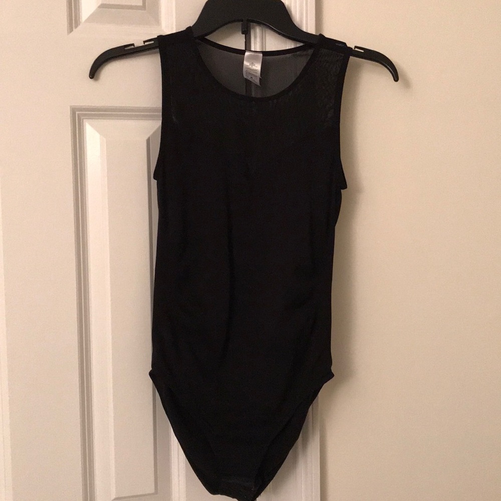 Sheer Black Bodysuit